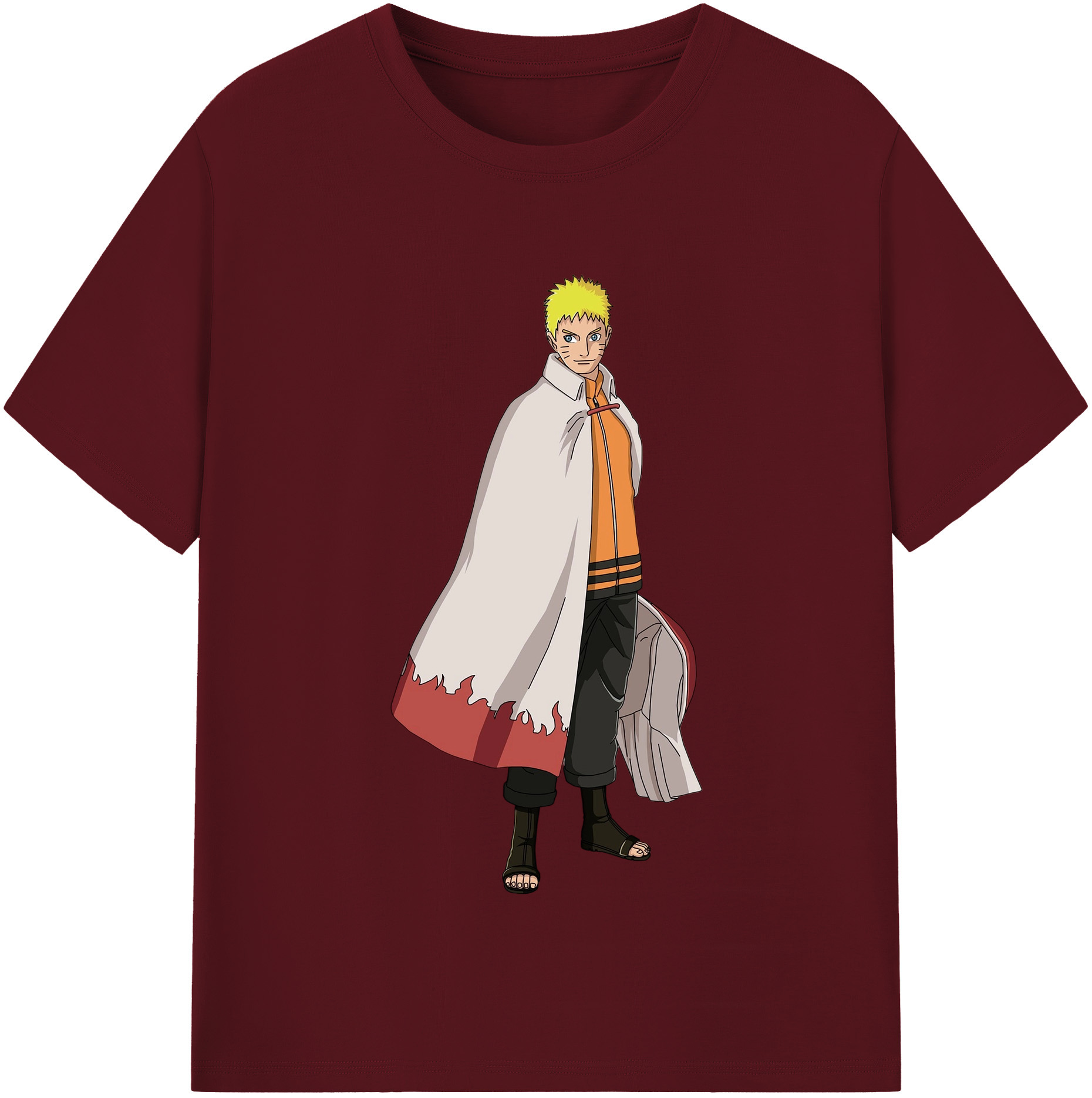（画像用） NARUTO -ナルト- うずまき ナルト Uzumaki Naruto 綿100％半袖Tシャツ（フロントプリント）